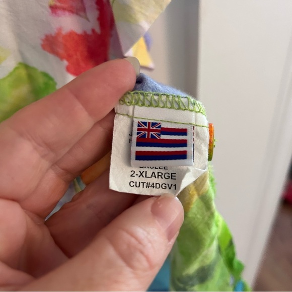 Jams World Women's Camp Shirt, Blouse, Brulee Pattern size XXL - Picture 4 of 7